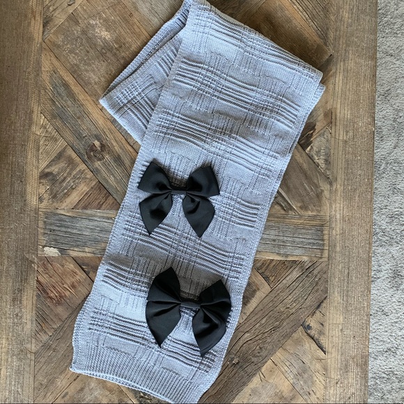 kate spade Accessories - Kate Spade 3-Bow Tie Scarf